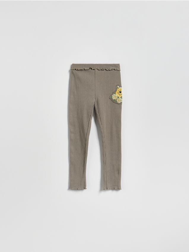 Reserved - Legginsy Kubuś Puchatek - ciemnoszary