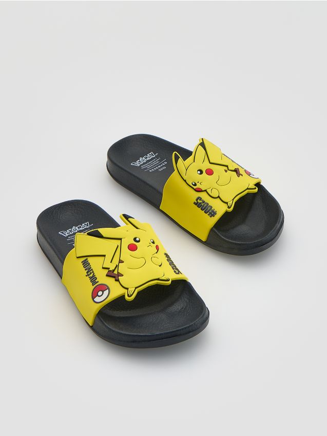 Reserved - Klapki Pokémon - czarny