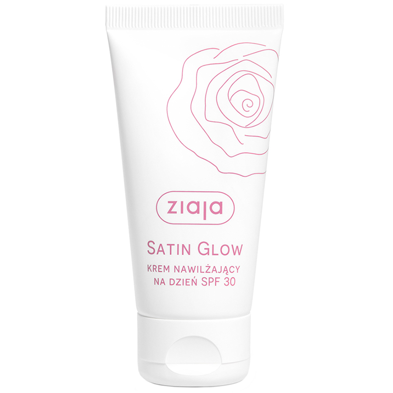 Ziaja Satin Glow, krem nawilżający na dzień, SPF 30, 50 ml