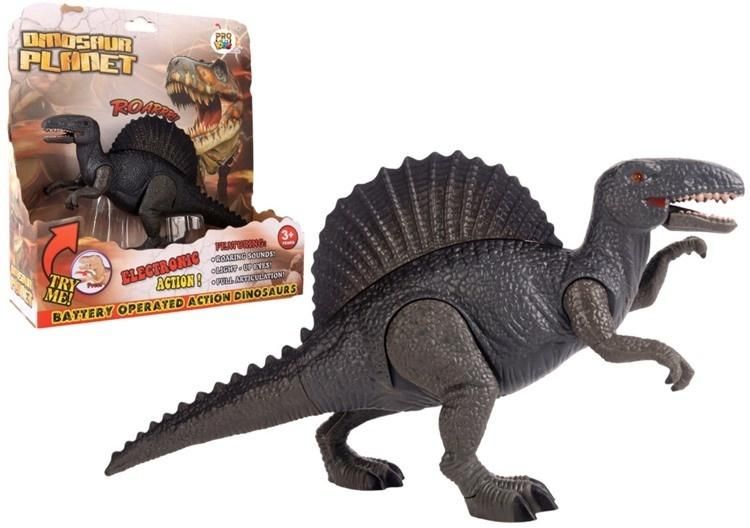 Dinozaur figurka grzebieniasty światło i ryk - figurka