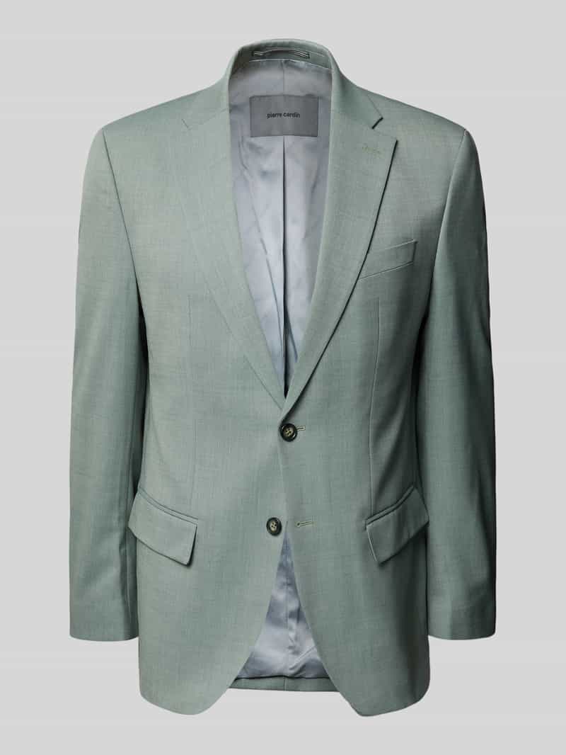 Marynarka w kroju slim fit na 2 guziki z kieszeniami z patką model 'Grant'