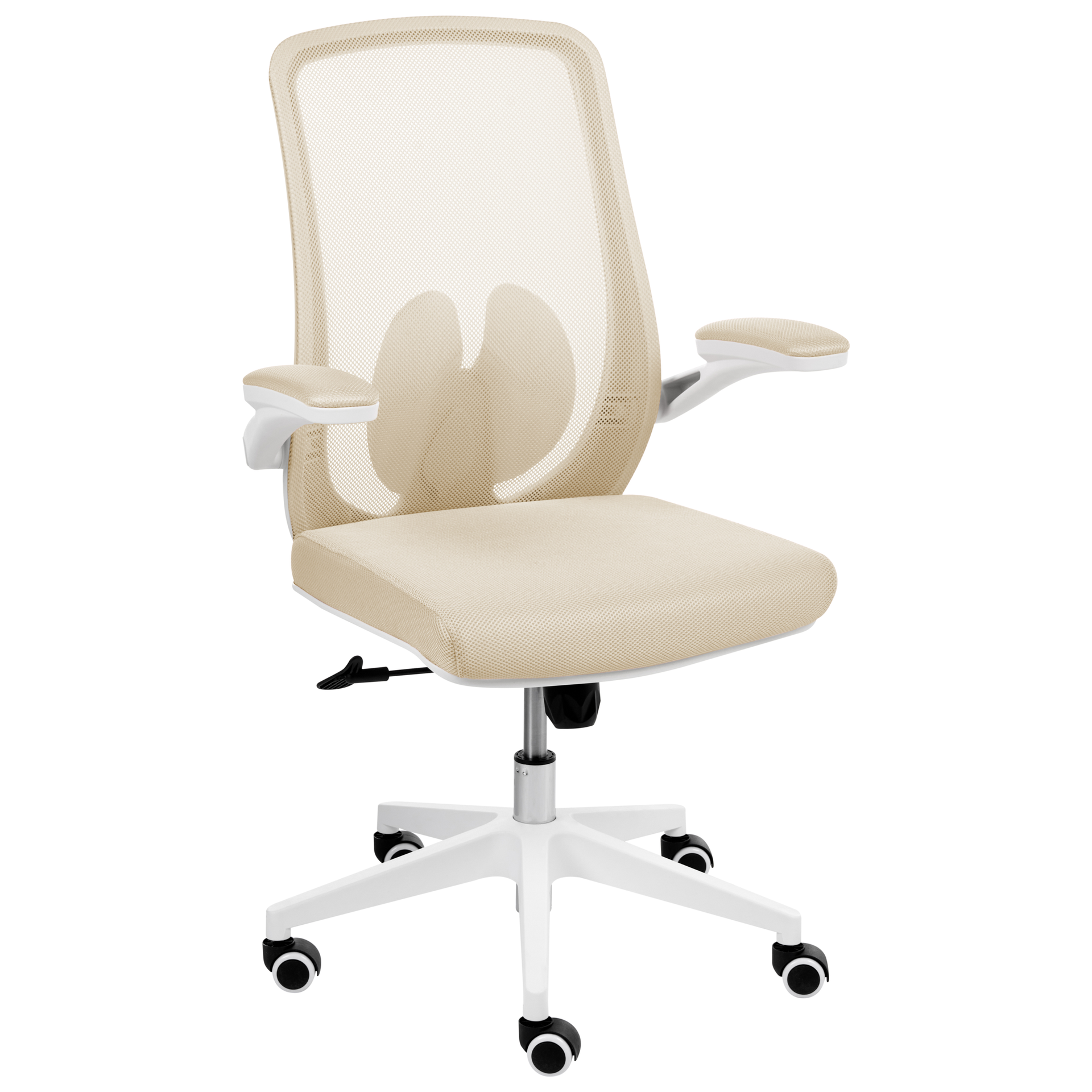 Beliani Krzesło biurowe OVERLORD Beżowy