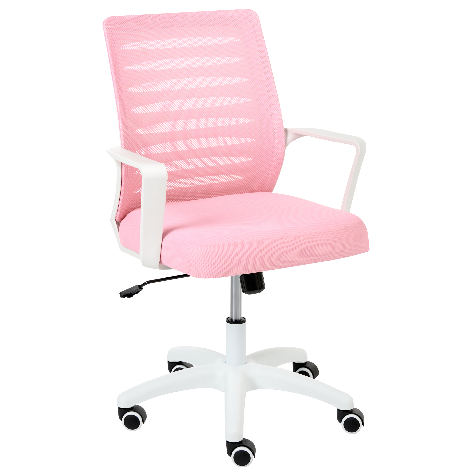 Beliani Krzesło biurowe RADIANT Różowy