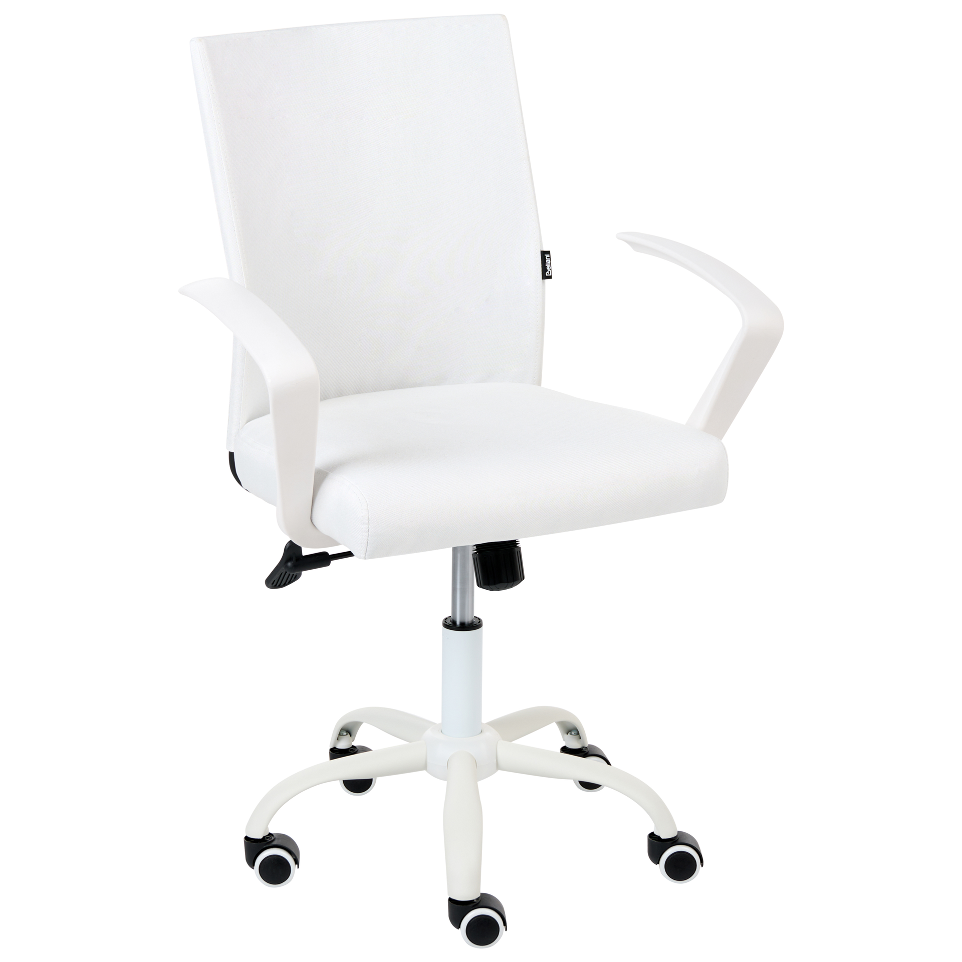 Beliani Krzesło biurowe MODRA Biały