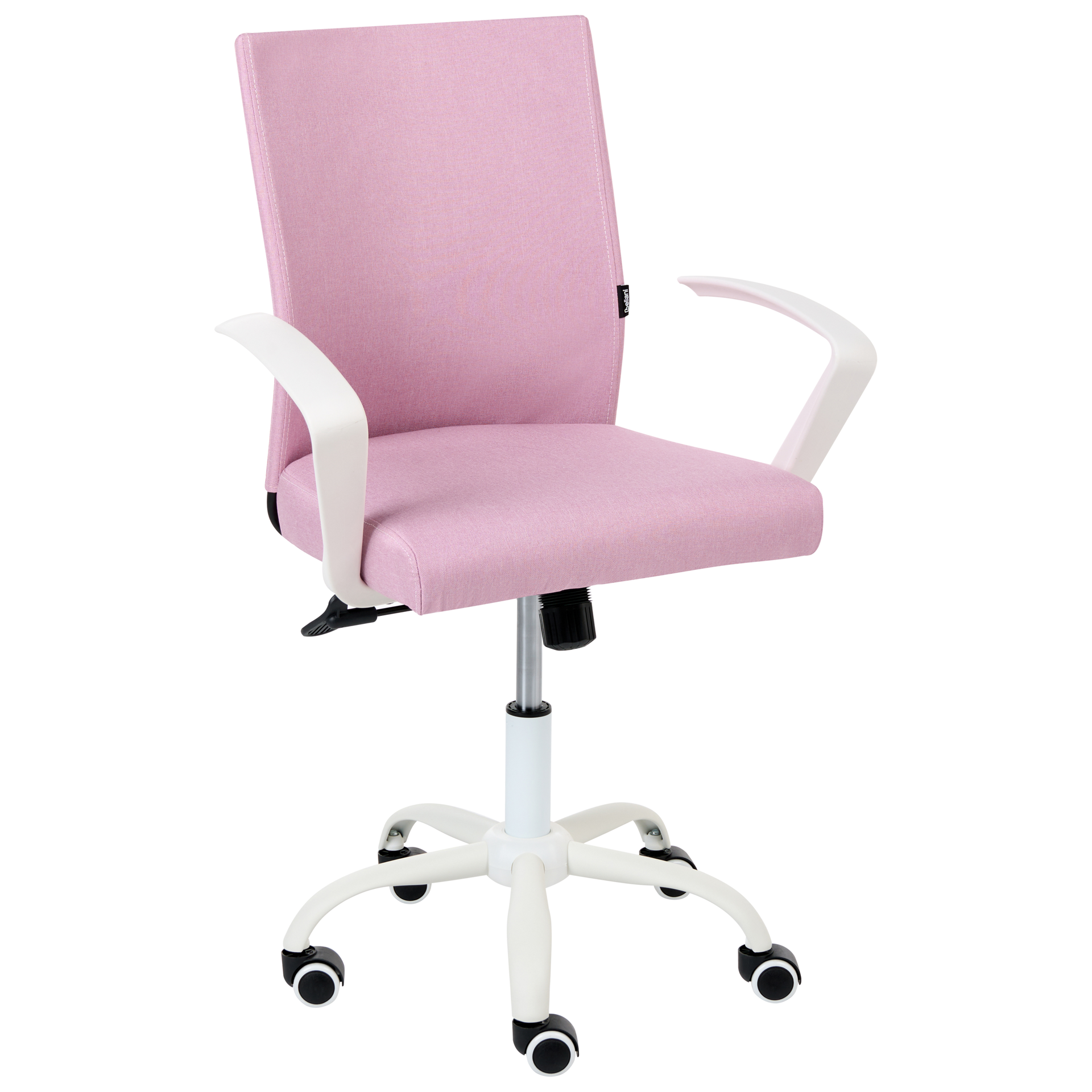 Beliani Krzesło biurowe MODRA Różowy