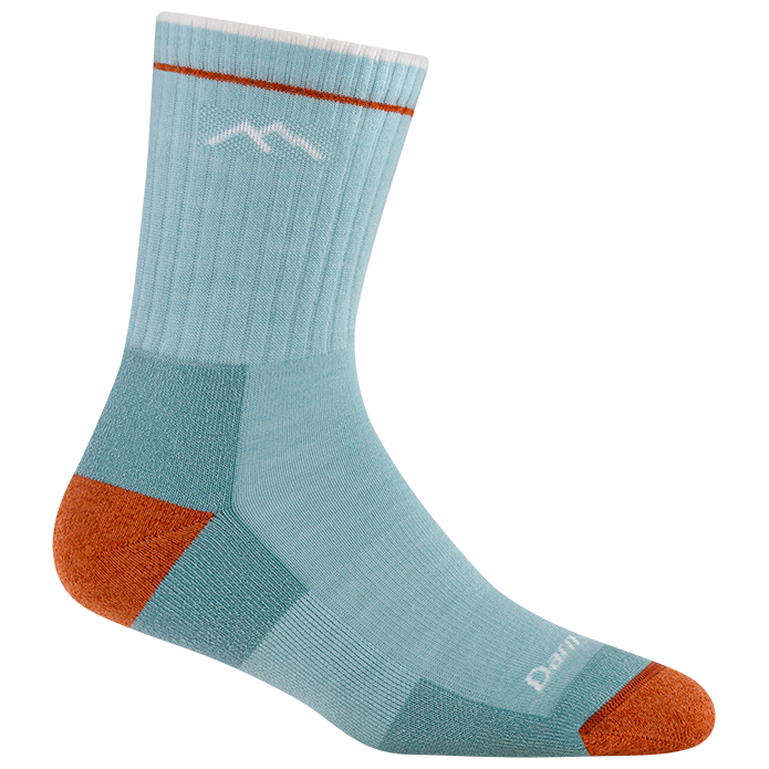 Skarpety damskie Darn Tough Hiker Micro Crew Midweight With Cushion Rozmiar skarpet: 41-42 / Kolor: jasnoniebieski
