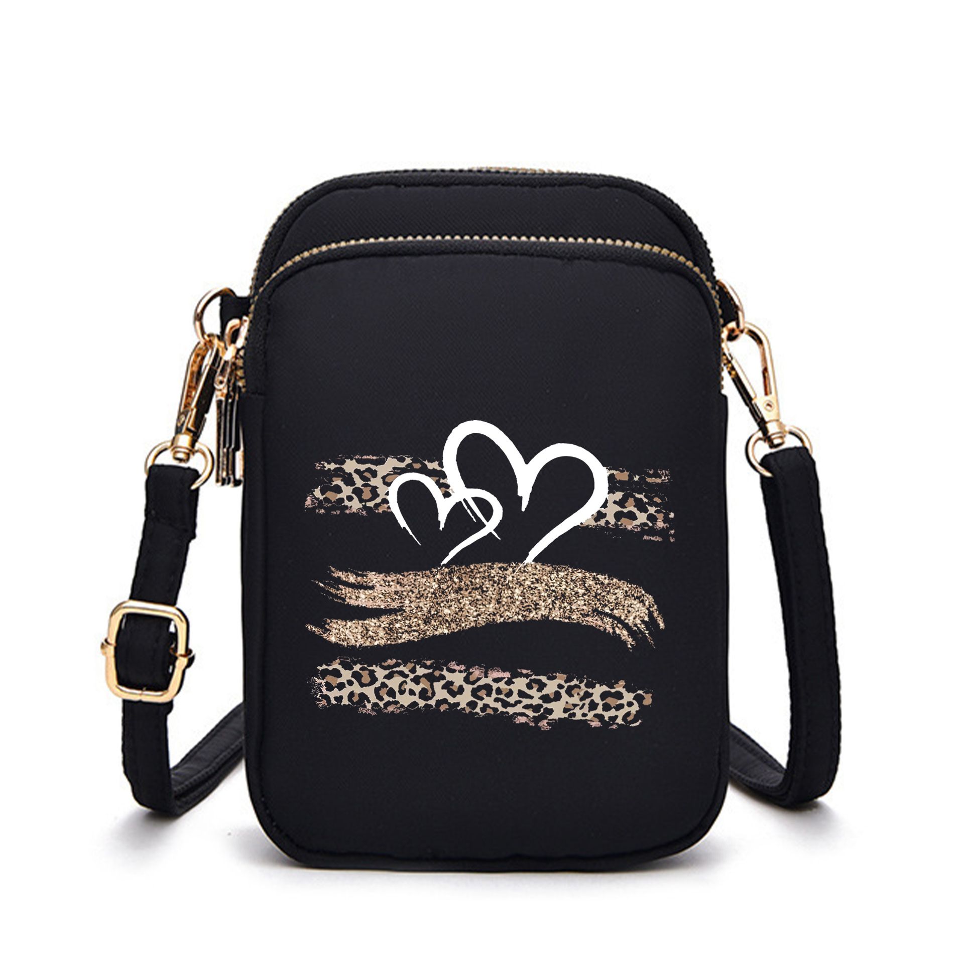 TEMU Torebka crossbody z wzorem , z wieloma kieszeniami na telefon, kompaktowa torba na ramię, idealna do codziennego użytku i świetny pomysł na