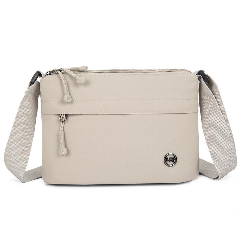 TEMU Damska Torba Krzyżowa o Dużej Pojemności - Mały Kwadratowy Kształt, Nylonowa Tkanina z Zamkiem Błyskawicznym, Casualowa Jednokolorowa Torebka