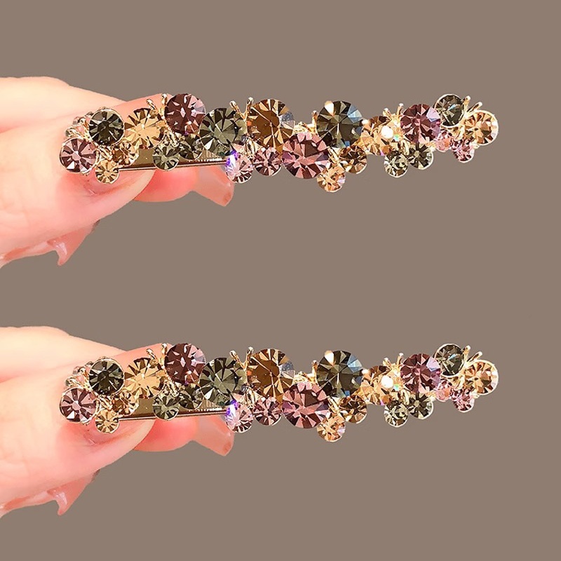 TEMU 2 szt. spinek do włosów dla kobiet, boczne spinki z kwiatami w stylu leśnym, spinki do grzywki do luźnych włosów, boczne wsuwki i ozdoby do