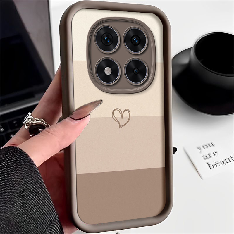 TEMU Etui na telefon - Miękkie etui na telefon z motywem w ziemiennych odcieniach, kompatybilne z Redmi Note 15Pro, 15Pro+, 14, 14Pro, 13, 13Pro,