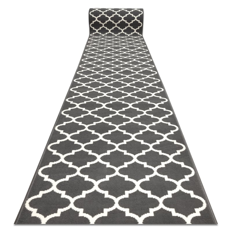 CHODNIK BCF MORAD Trelis koniczyna marokańska antracyt 70 cm 70x1400 cm