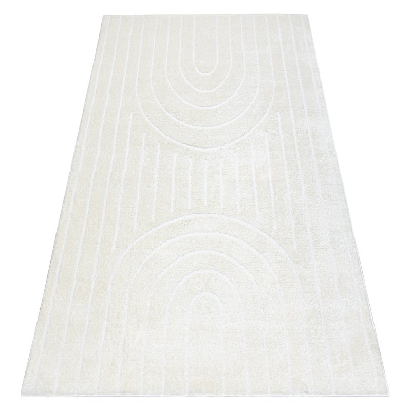 Dywan MODE 8494 geometryczny krem 160x220 cm