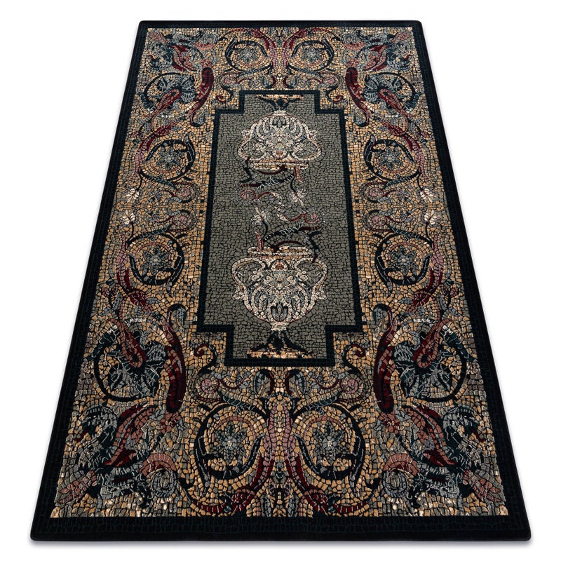 Dywan wełniany POLONIA Mozaika orientalny granat 170x235 cm