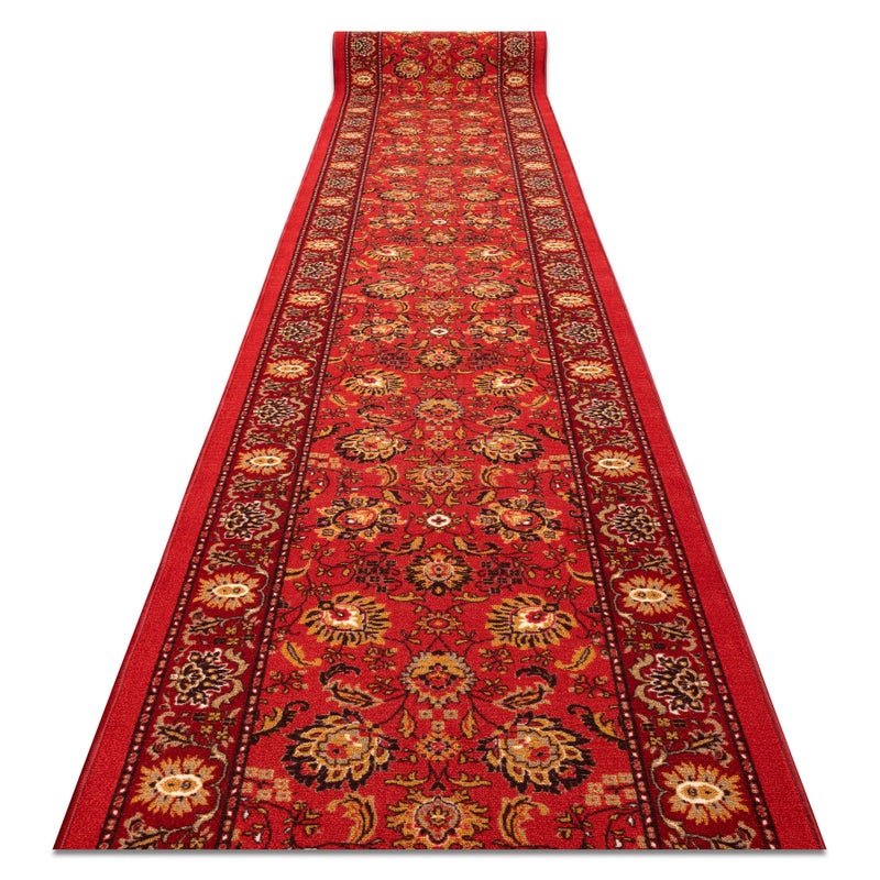 CHODNIK PODGUMOWANY TRADYCJA czerwony 57cm 57x140 cm