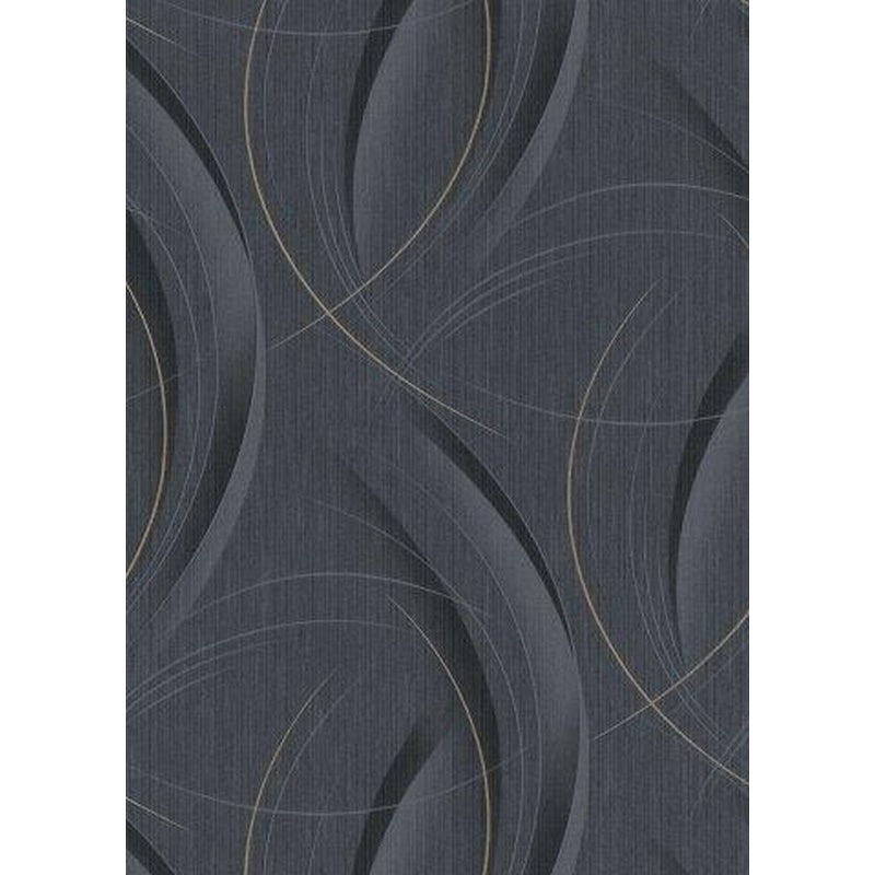 Tapeta graficzny motyw 3D czarnym - 53 cm x 10.05 m - ERISMANN