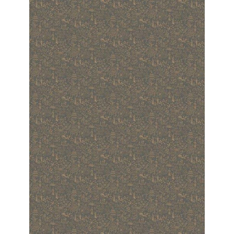 Tapeta kwiaty brązowym - 53 cm x 10.05 m - BORASTAPETER