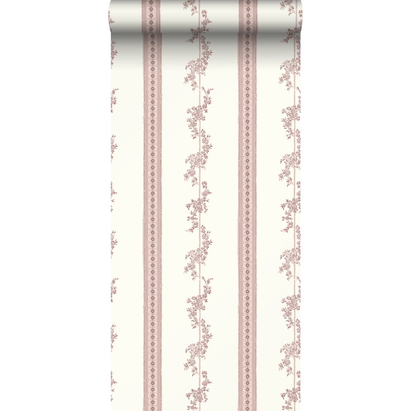 Tapeta kwiaty beżowymIróżowym - 53 cm x 10.05 m - BORASTAPETER