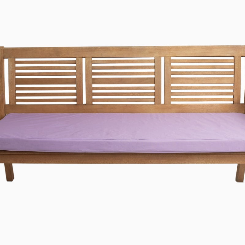 Poduszka ogrodowa na ławkę 130x50x7cm poduszka na meble ogrodowe fioletowa, poduszka na balkon taras, poducha ogrodowa na ławkę