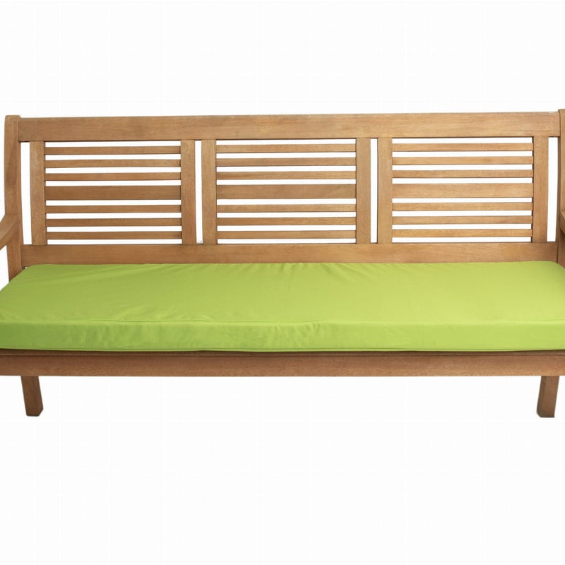 Poduszka ogrodowa na ławkę 110x60x7cm poduszka na meble ogrodowe limonka, poduszka na balkon taras, poducha ogrodowa na ławkę