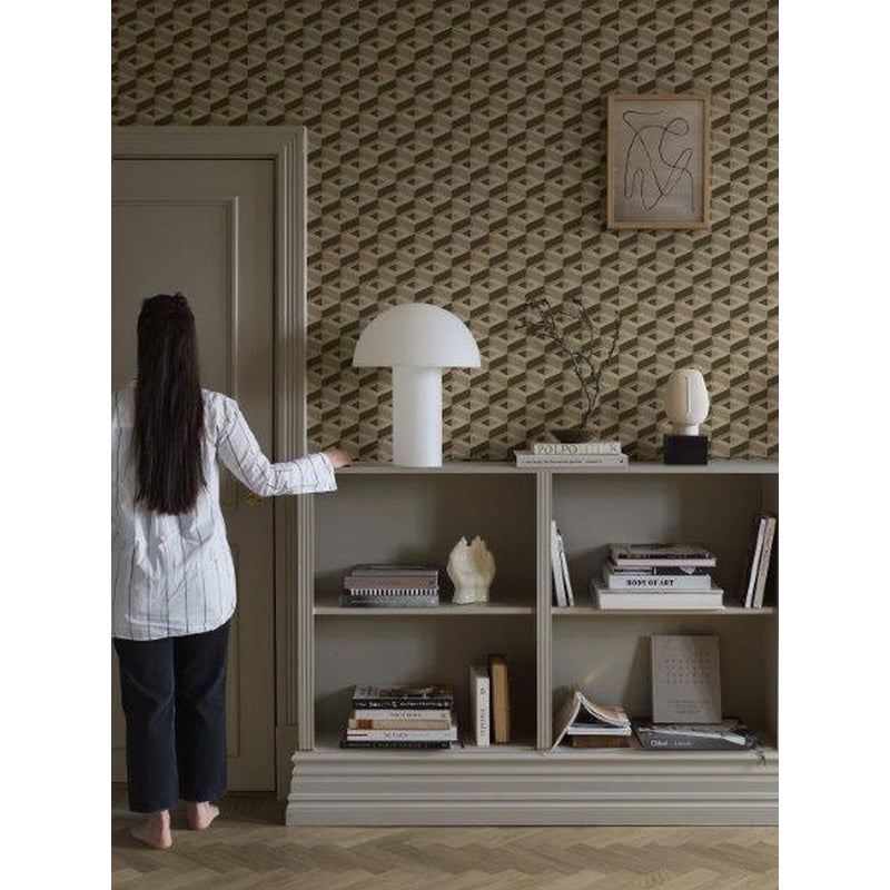 Fototapeta graficzny motyw 3D brązowym - 180 x 265 cm - BORASTAPETER