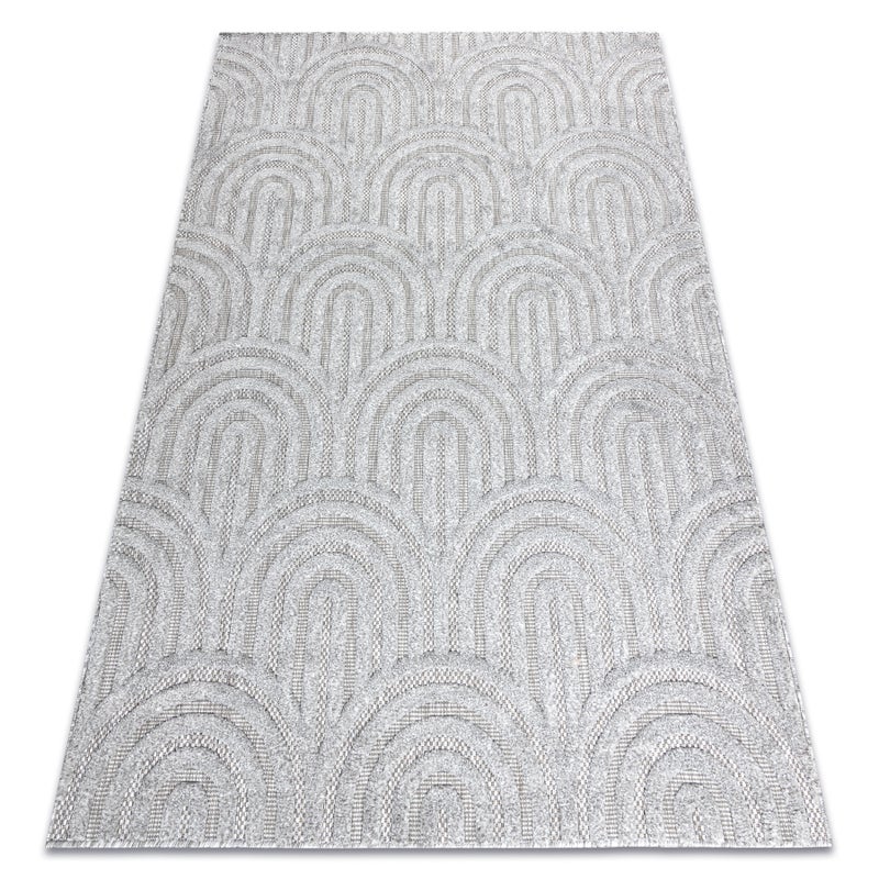 Dywan SANTO SZNURKOWY SIZAL 0537 Geometryczny szary 160x220 cm