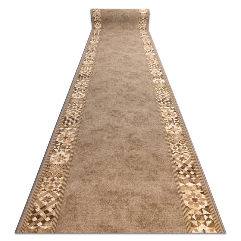 CHODNIK podgumowany MURCIA PŁYTKI LIZBOŃSKIE, Ramka, antypoślizgowy beż 100cm 100x900 cm