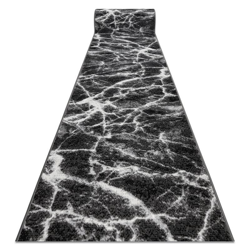 CHODNIK BCF MORAD Marmur antracyt / czarny 60 cm 60x1000 cm