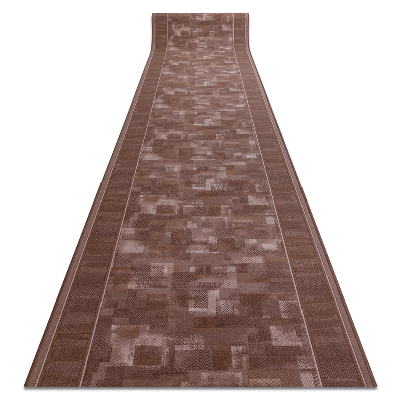 CHODNIK PODGUMOWANY TRIBE brąz 67cm 67x220 cm