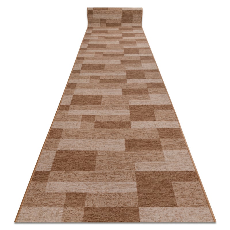 CHODNIK podgumowany ICONA beż 100cm 100x530 cm