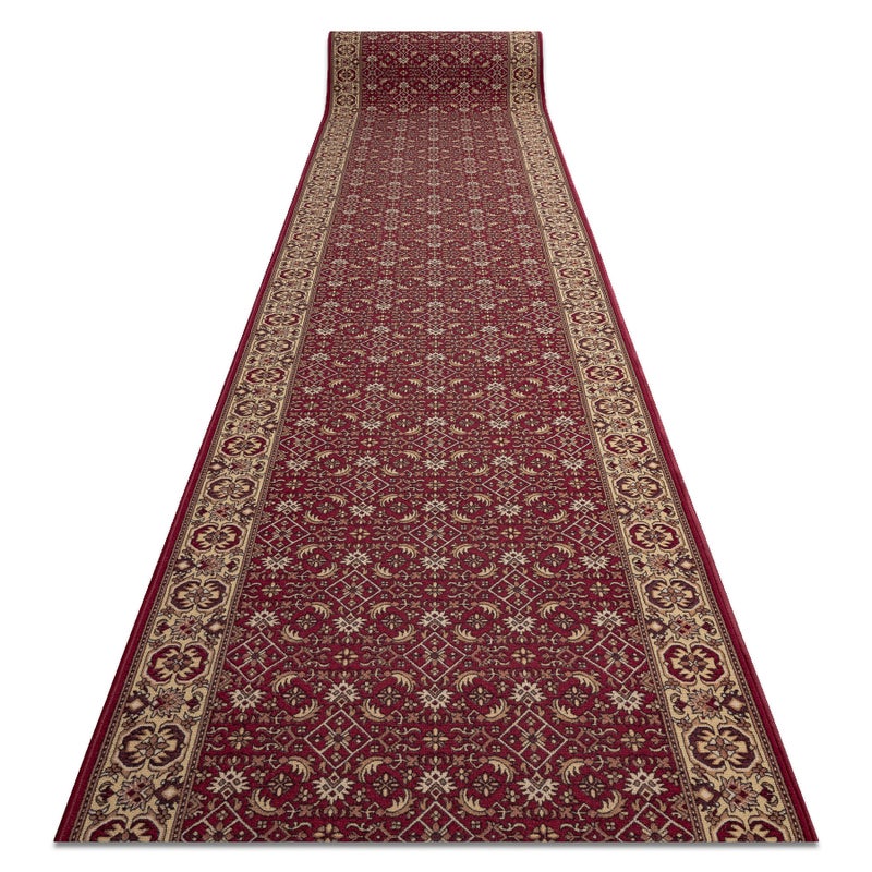 CHODNIK PODGUMOWANY BIDJAR bordo 67cm 67x510 cm
