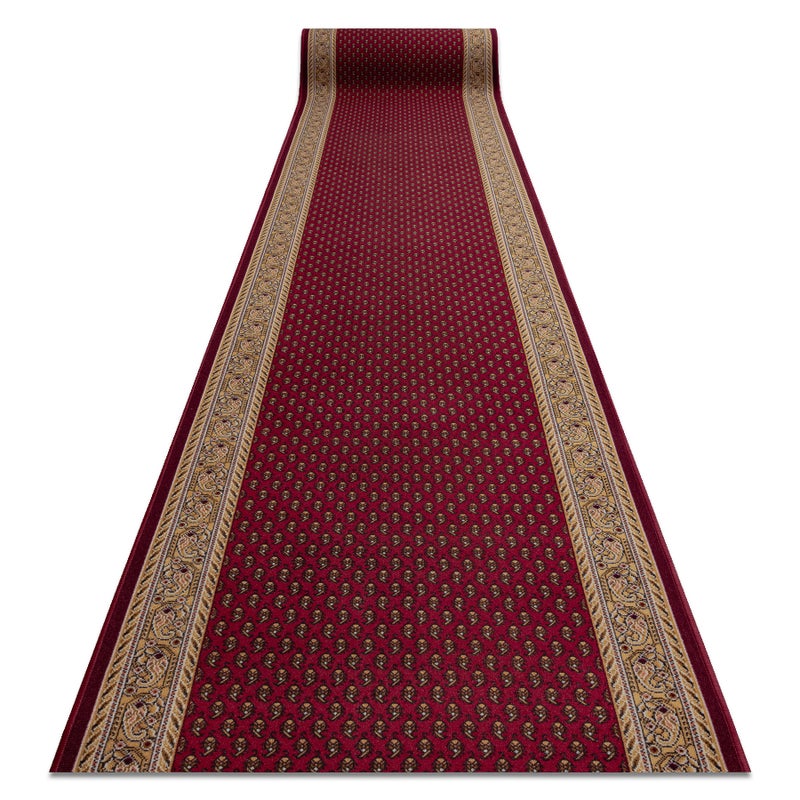 CHODNIK PODGUMOWANY INCA bordo 67cm 67x950 cm