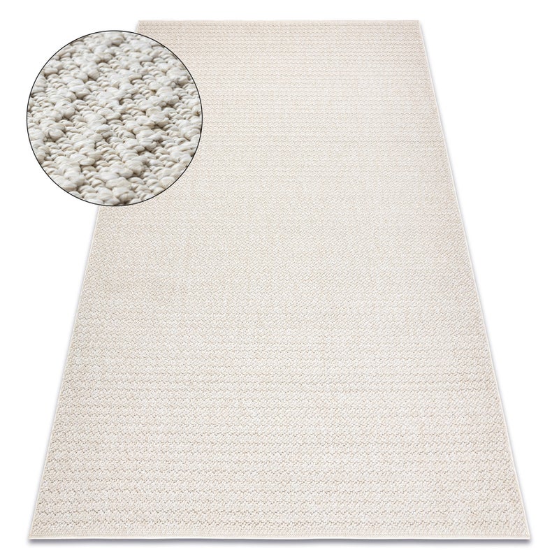 Dywan JERSEY 19236 krem - pętelkowy, strukturalny BOHO 140x190 cm