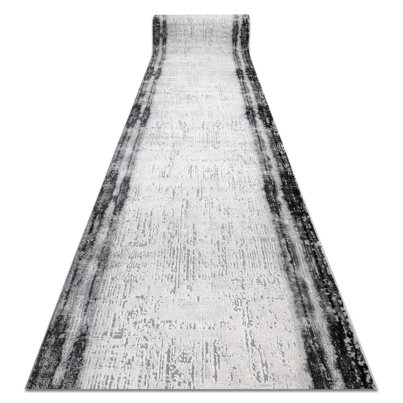 Chodnik nowoczesny TULS 51235 antracyt 90 cm 90x480 cm