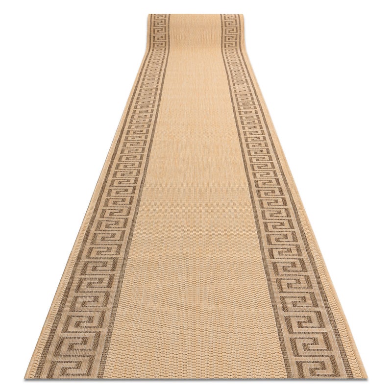 CHODNIK SIZAL FLOORLUX wzór 20014 mais / coffee 120 cm 120x460 cm