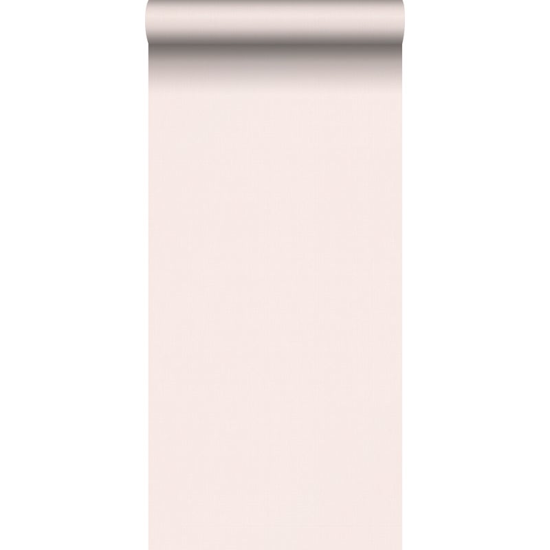 Tapeta lniana tekstura delikatnego różu - 53 cm x 10 m - SANDERS & SANDERS