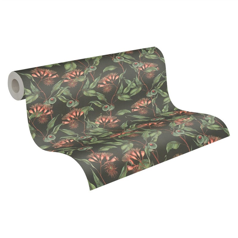 Tapeta przejrzeć czarnym,zielonymIczerwonym - 53 cm x 10.05 m - LIVINGWALLS