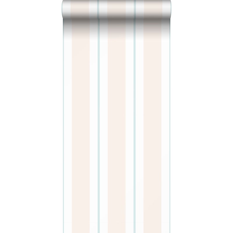 Tapeta paski jasnego beżu - 53 cm x 10 m - SANDERS & SANDERS