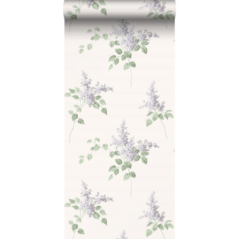 Tapeta kwiaty beżowym - 53 cm x 10.05 m - BORASTAPETER