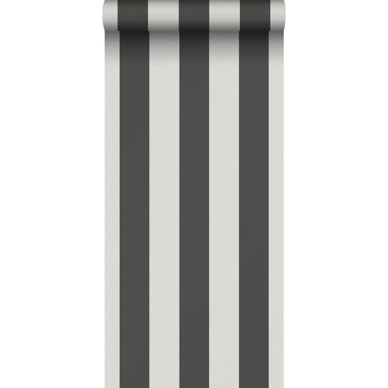Tapeta paski czarnymIszarym - 53 cm x 10.05 m - SANDERS & SANDERS