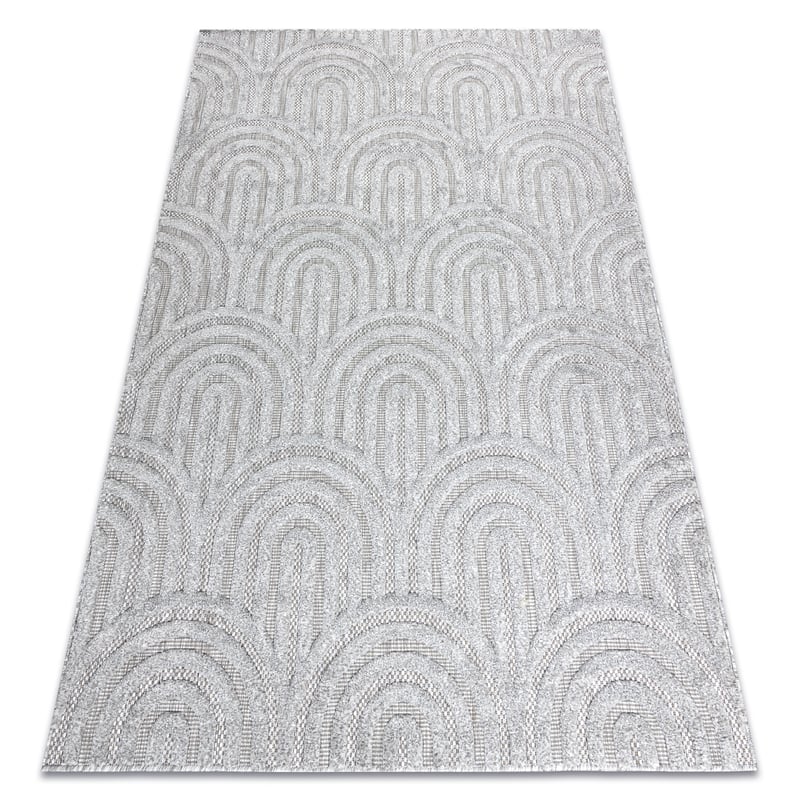Dywan SANTO SZNURKOWY SIZAL 0537 Geometryczny szary 180x270 cm