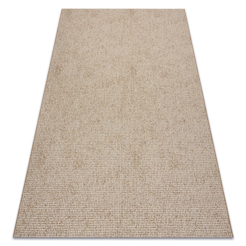 Dywan sizal FLAT 49371265 Kratka - beż naturalny kolor słomkowy, sznurkowy 200x290 cm