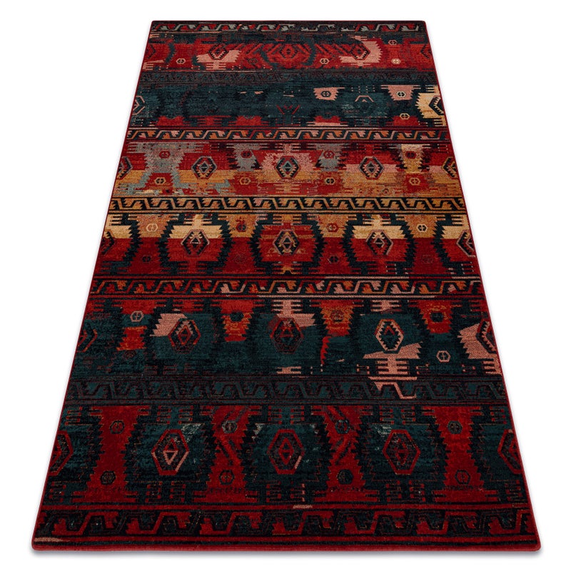 Dywan wełniany OMEGA TAPAS etno, navy 170x235 cm