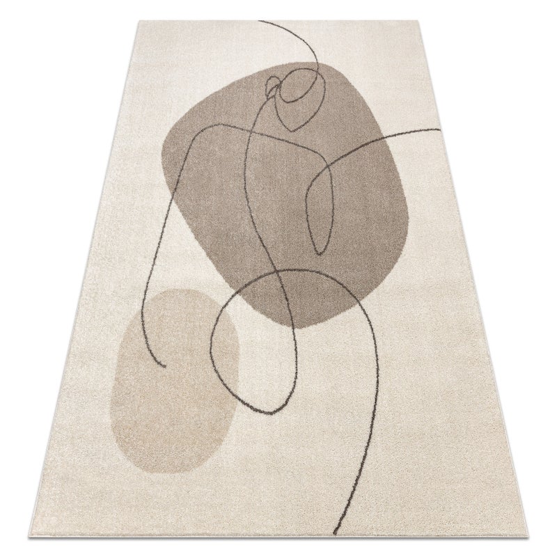 Dywan FUSION 8299 krem / beż - Geometryczny, nowoczesny, abstrakcyjny 160x220 cm
