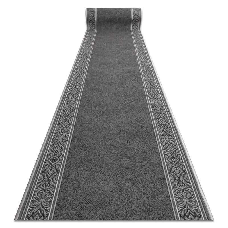CHODNIK podgumowany ST.TROPEZ szary 94 antypoślizgowy RAMKA PRZECIERANY 100cm 100x920 cm