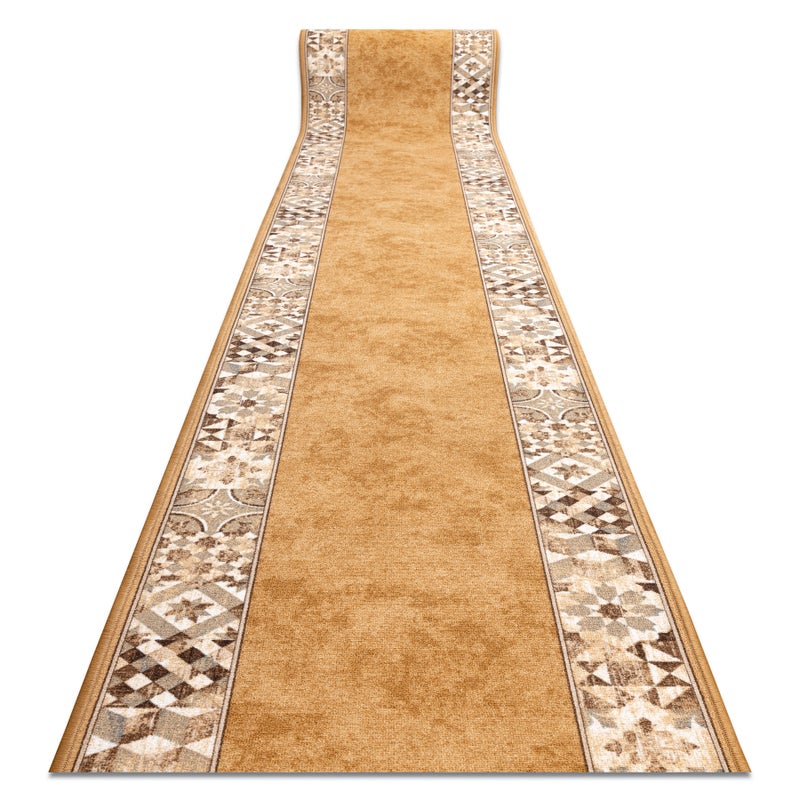 CHODNIK podgumowany MURCIA PŁYTKI LIZBOŃSKIE, Ramka, antypoślizgowy rudy 100cm 100x180 cm