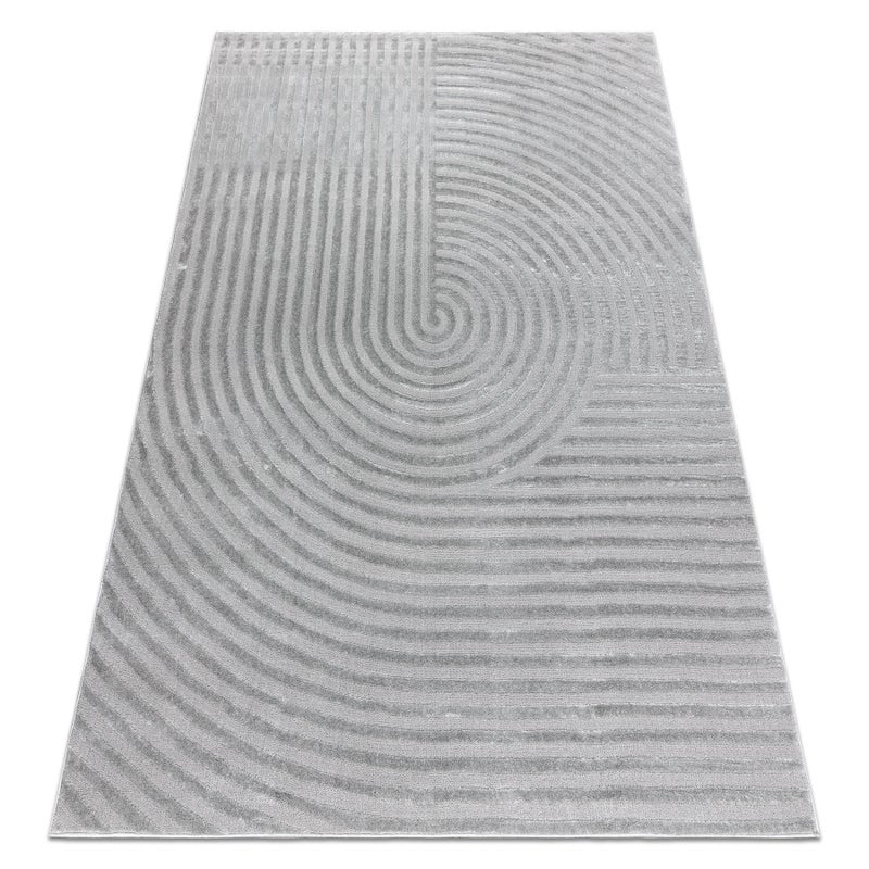 Dywan BALANCE 1921 szary - Geometryczny, strukturalny, glamour 120x170 cm