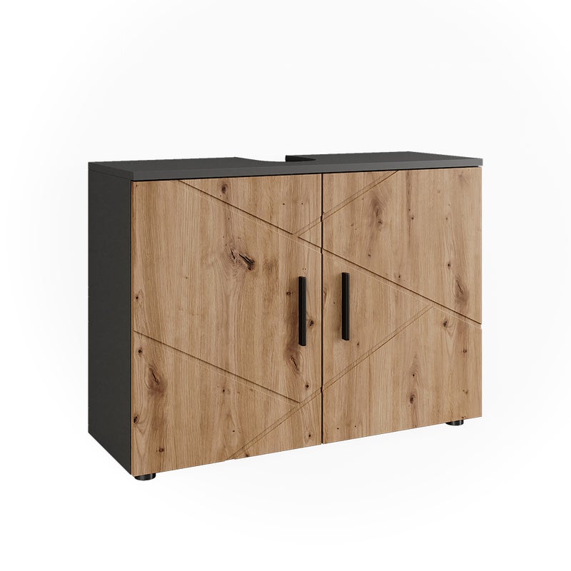 Vicco Szafka podumywalkowa Irma, Antracyt/Artisan, 80 x 59 cm z 2 drzwiami