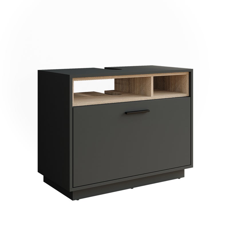 Vicco Szafka podumywalkowa Beatrice, Antracyt/Sonoma, 80 x 64 cm z szufladą