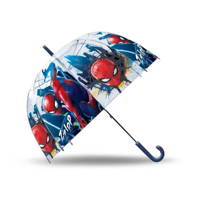 Parasolka Spiderman 46cm manualna przezroczysta Sp50108 - zabawka
