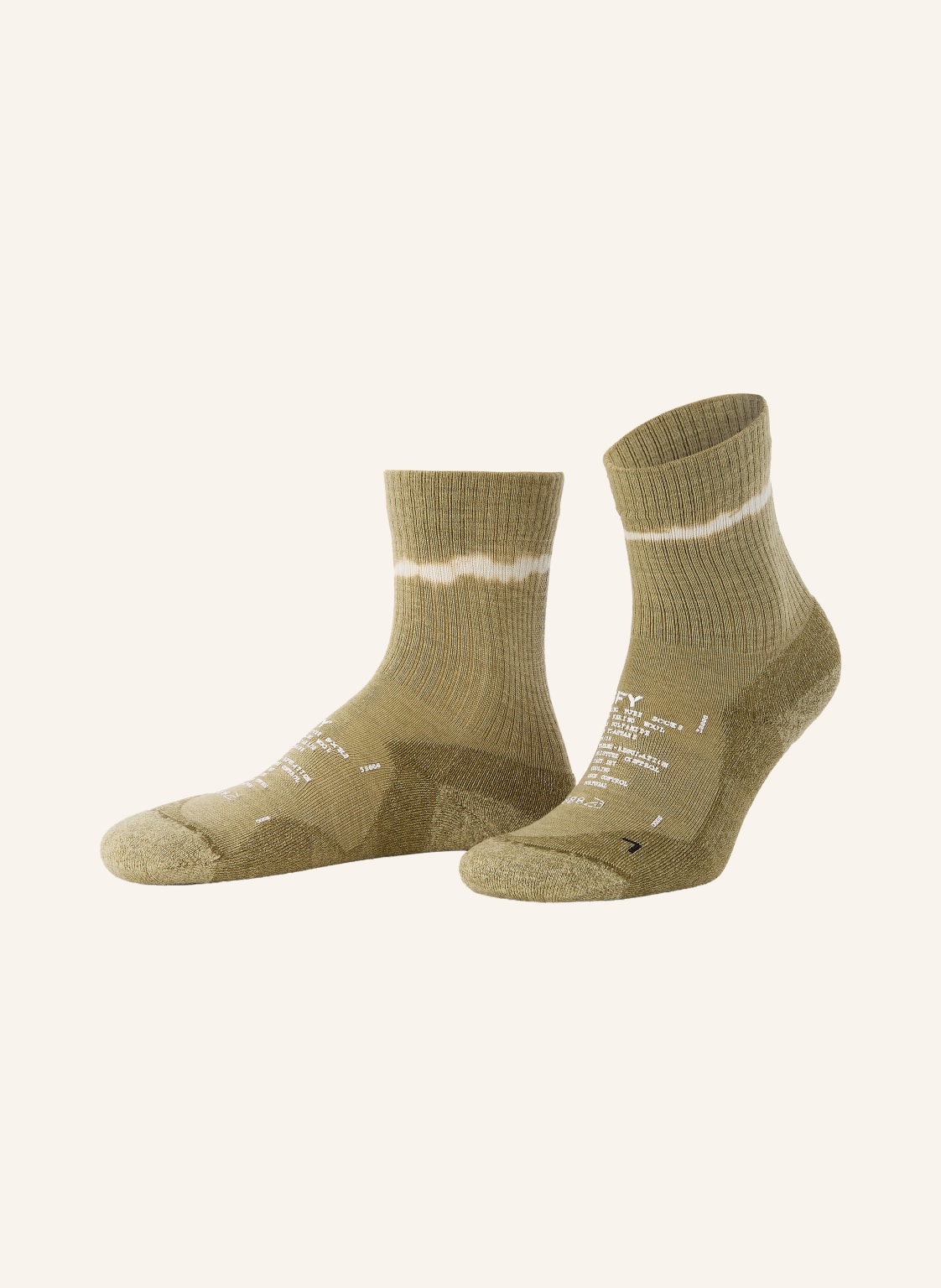 Satisfy Skarpety Do Biegania Merino Nylon Tube Z Wełną Merynosową gruen